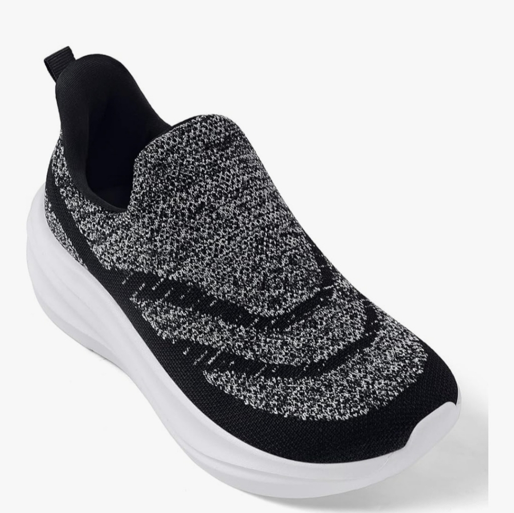 Grey Black white Wide Toe Box Shoes Ultra Light Breathable Wide Width 39‎
